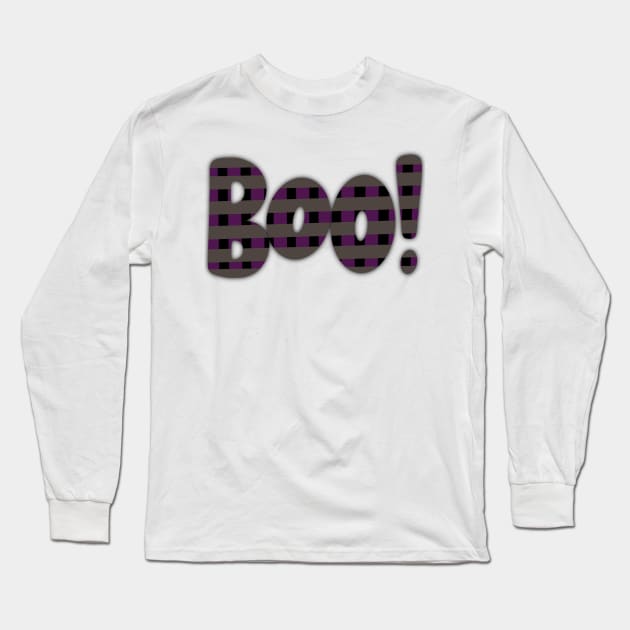 Boo! Long Sleeve T-Shirt by nicolecella98